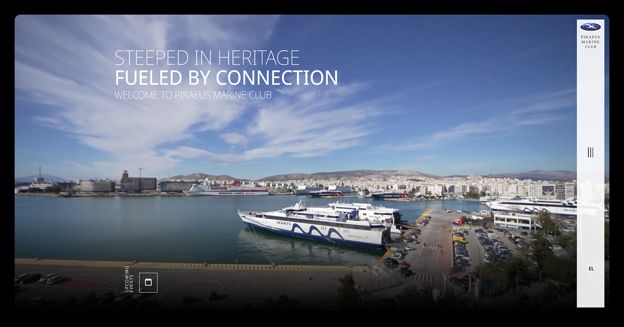 Piraeus Marine Club Homepage Hero Video